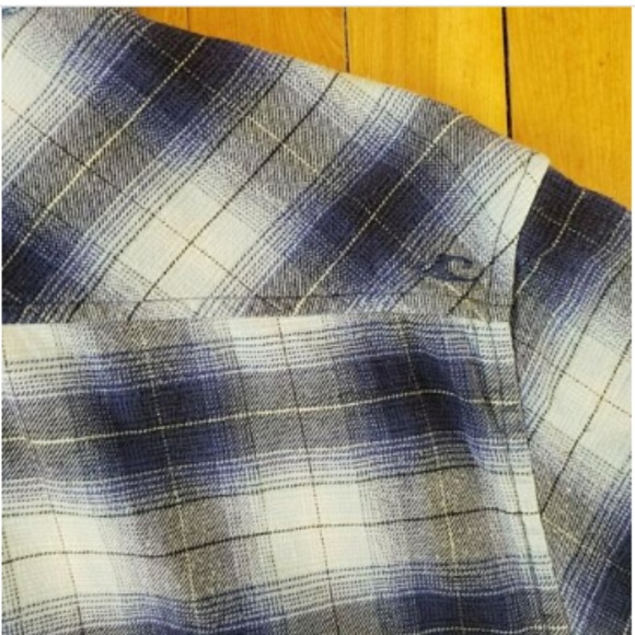 Oneill Mens Purple Plaid Button Down - Picture 6 of 6